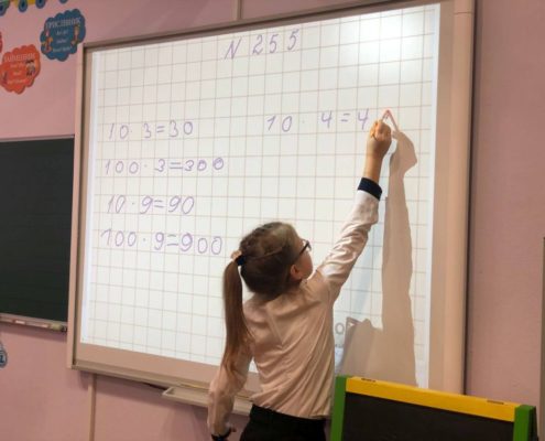 Відкритий урок з математики у 3-В класі (тиждень початкової школи)